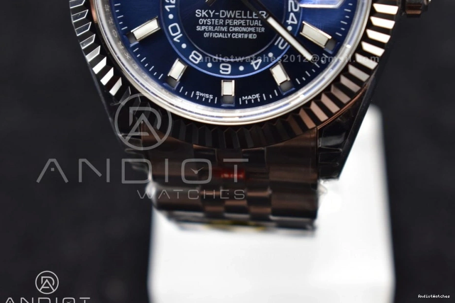 Affordable Best SS SS Dial Blue on Bracelet Jubilee 1111 Skydweller Noob A23J Edition 0316